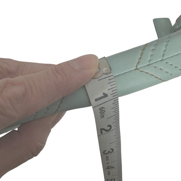 Vintage Coach SOHO Kiss Lock Change Purse Large Leather Framed Wristlet Dustbag - Picture 10 of 13